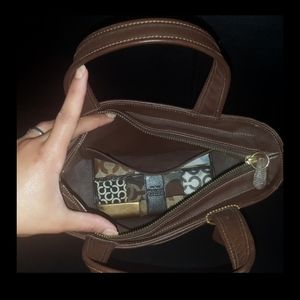 Coach bag/purse. Brown with inner wallet